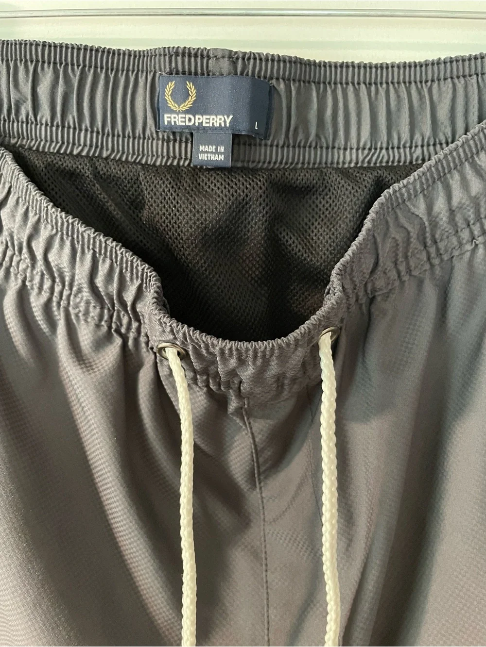 Fred Perry Swim Shorts Large Charcoal Gray